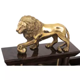 Настольный набор из обсидиана "Абсолют. Лев"